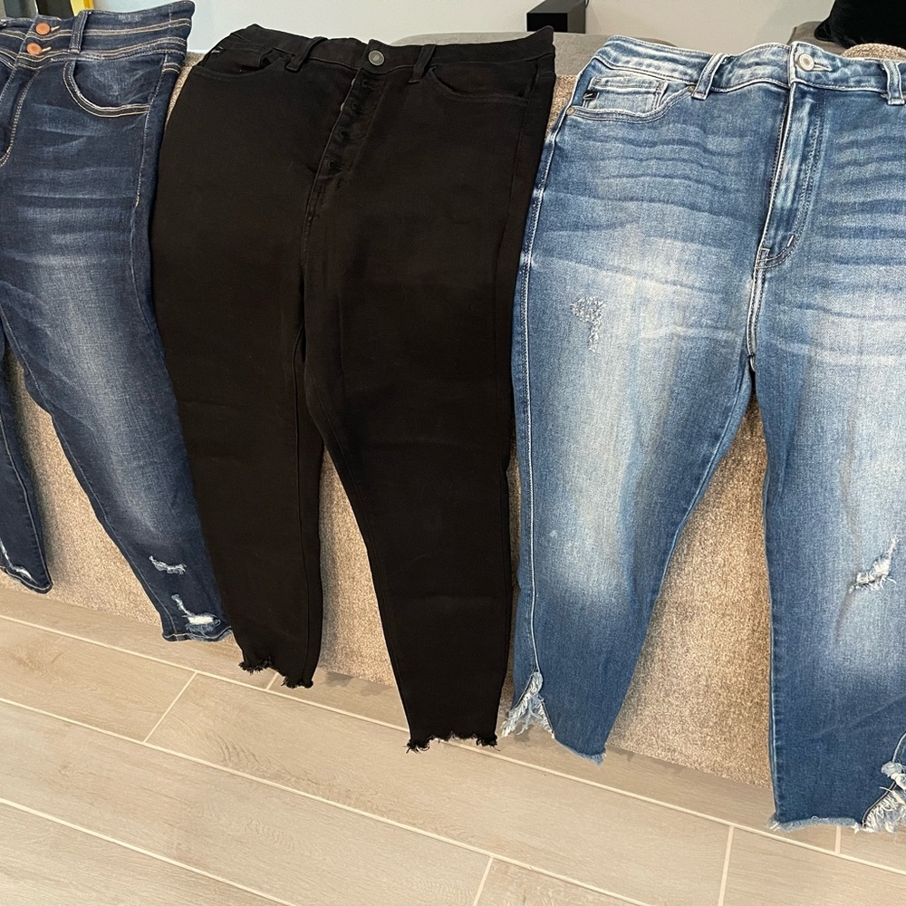 THREE Kancan Jeans!!! Sold as a lot - new without tags